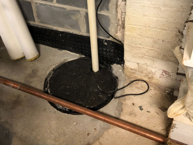 sump pump - French drain