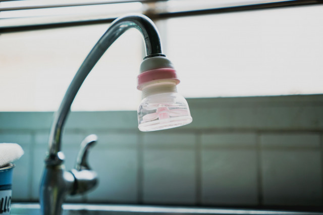 faucet with water filter