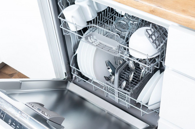 open dishwasher